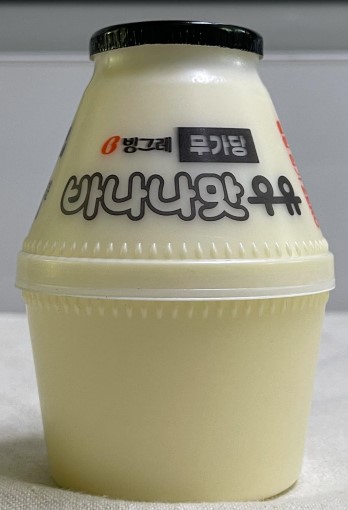 무가당 바나나맛우유 이미지